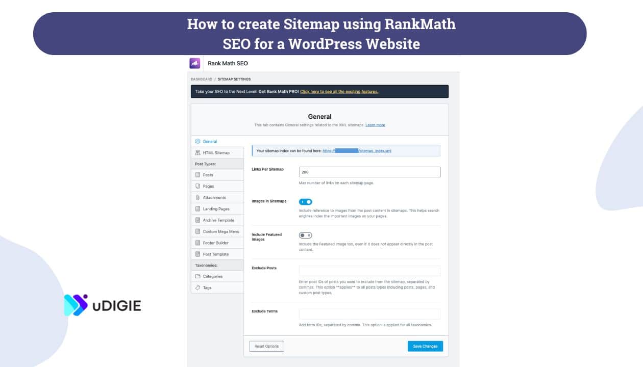 How to create Sitemap using RankMath SEO for a WordPress Website